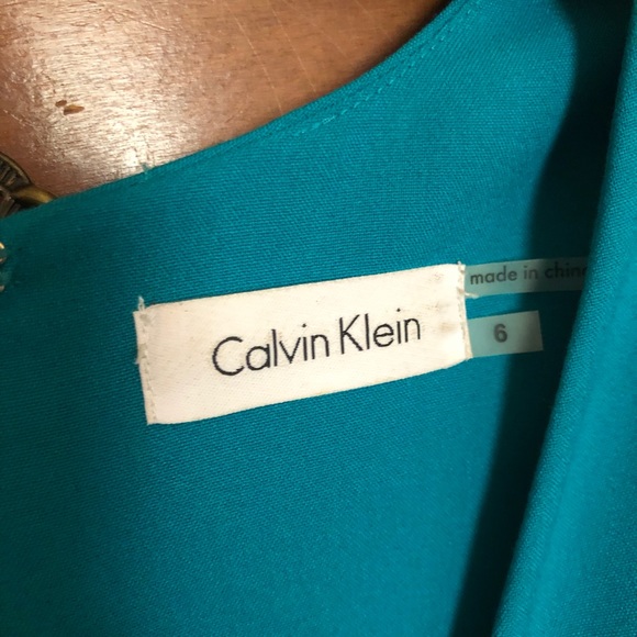 Teal Cocktail Dress - Picture 2 of 2